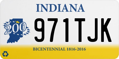 IN license plate 971TJK