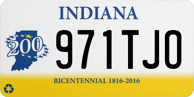 IN license plate 971TJO