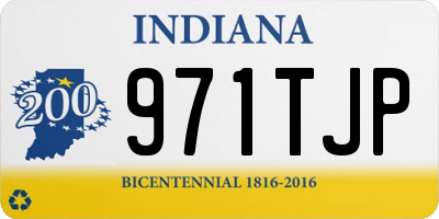 IN license plate 971TJP
