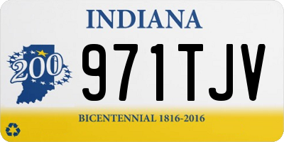 IN license plate 971TJV