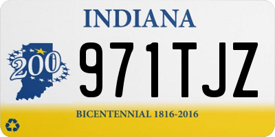 IN license plate 971TJZ