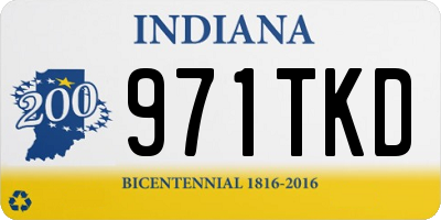 IN license plate 971TKD