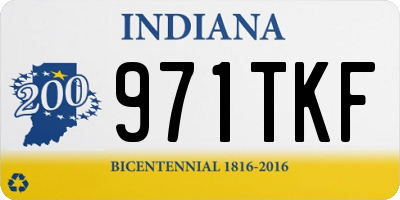 IN license plate 971TKF