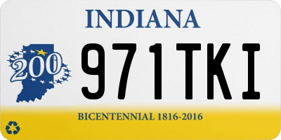 IN license plate 971TKI