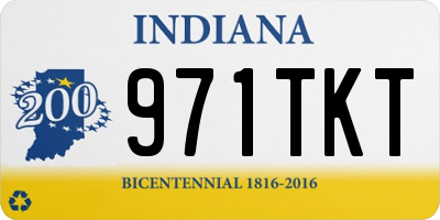 IN license plate 971TKT