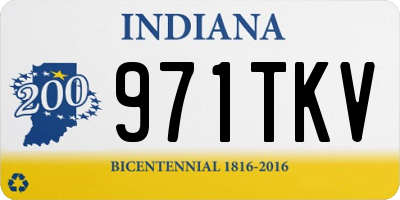 IN license plate 971TKV