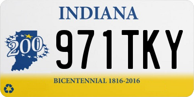IN license plate 971TKY