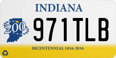 IN license plate 971TLB