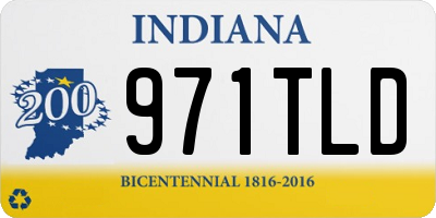 IN license plate 971TLD