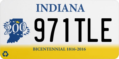 IN license plate 971TLE