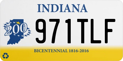 IN license plate 971TLF