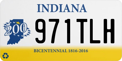 IN license plate 971TLH
