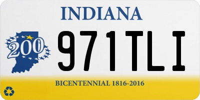 IN license plate 971TLI
