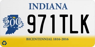 IN license plate 971TLK