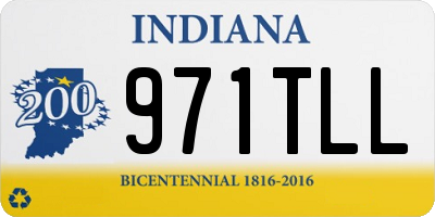 IN license plate 971TLL