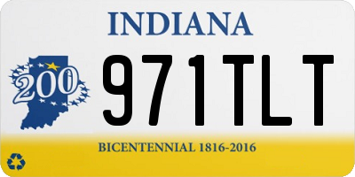 IN license plate 971TLT