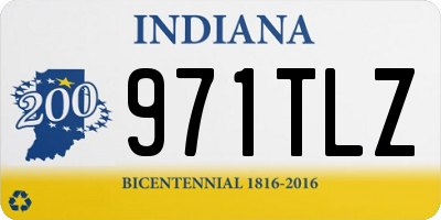 IN license plate 971TLZ