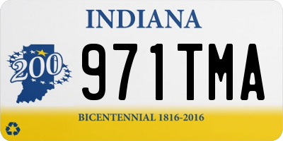 IN license plate 971TMA