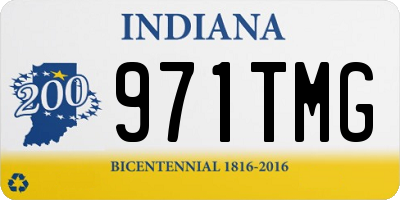 IN license plate 971TMG