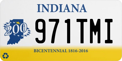 IN license plate 971TMI