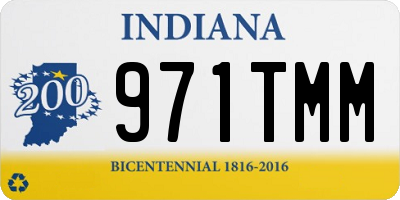 IN license plate 971TMM