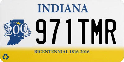 IN license plate 971TMR