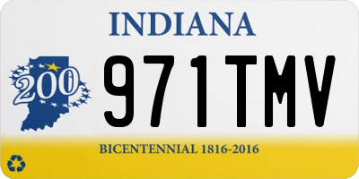 IN license plate 971TMV