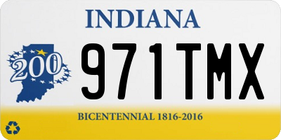 IN license plate 971TMX