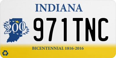 IN license plate 971TNC