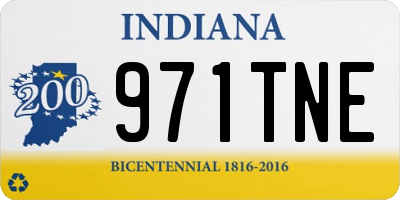 IN license plate 971TNE