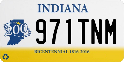 IN license plate 971TNM