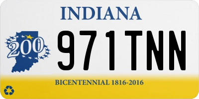 IN license plate 971TNN