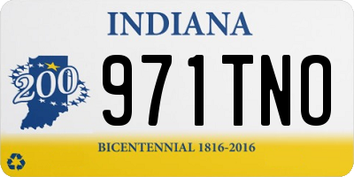 IN license plate 971TNO