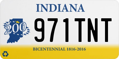 IN license plate 971TNT