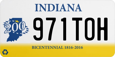 IN license plate 971TOH