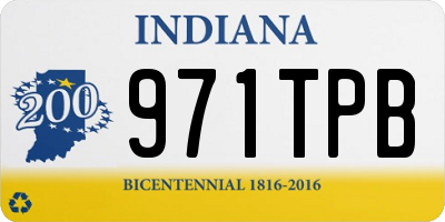 IN license plate 971TPB