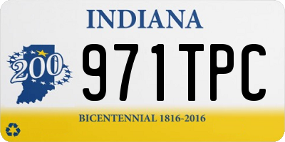 IN license plate 971TPC