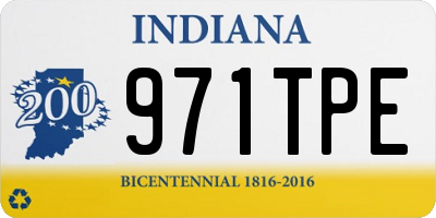 IN license plate 971TPE