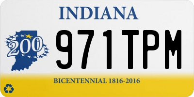 IN license plate 971TPM