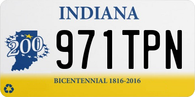 IN license plate 971TPN