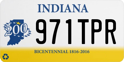 IN license plate 971TPR