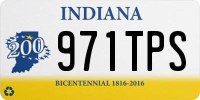 IN license plate 971TPS