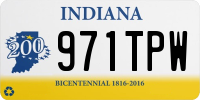 IN license plate 971TPW