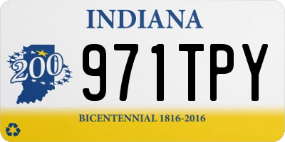 IN license plate 971TPY