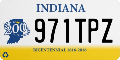 IN license plate 971TPZ