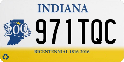 IN license plate 971TQC