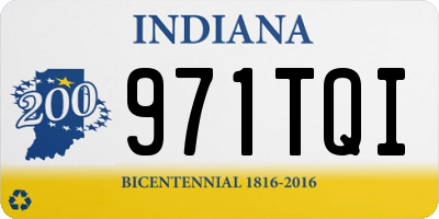 IN license plate 971TQI