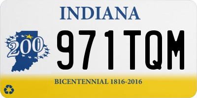 IN license plate 971TQM