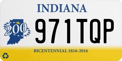 IN license plate 971TQP