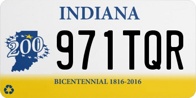 IN license plate 971TQR